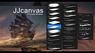 JJcanvas  Procreate Free Brushes [upl. by Annis868]