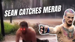 Sean OMalley Catches Merab Dvalishvili Training in the Rain [upl. by Cara581]