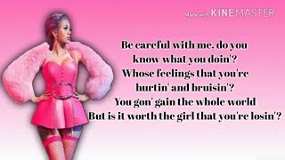 Cardi B  Be Careful Lyrics [upl. by Uzial399]