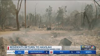 Residents return to Havilah after Borel Fire scorched the historic town [upl. by Eyk]