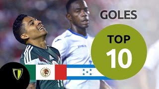 Top 10  Mejores Goles de México vs Honduras [upl. by Mima]