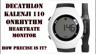 Review Decathlon KALENJI 110 heartrate monitor with chest strap English version Is it accurate [upl. by Reichel587]