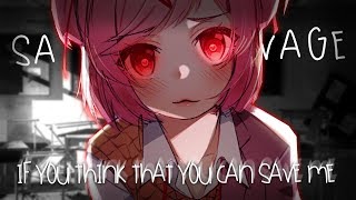 Nightcore ↬ Savage lyrics [upl. by Raji411]