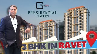 Ceratec Presidential Towers Ravet Pune 3 BHK Flat Tour amp Review  Spacious 3 BHK in Ravet [upl. by Jehovah277]