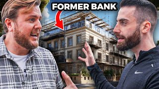 Meet The Man Making Millions Buying Old Banks  Property Development UK [upl. by Noxin539]