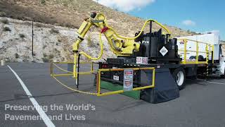 Crack Pro Robotic Crack Sealing Vehicle  Crack Pro RMV [upl. by Spevek]