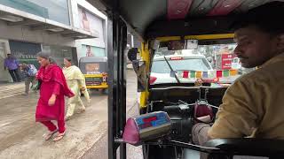 Tuk tuk in a busy street road [upl. by Nancie]