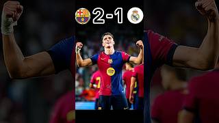 Real Madrid 1  2 FC Barcelona🥶⚽  Highlights  USA Tour2024football youtube shorts [upl. by Tirreg]