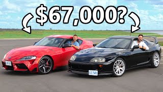 2021 Toyota Supra vs 1994 Toyota Supra  JDM Legends Face Off [upl. by Graham267]