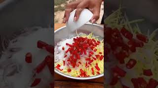 Fish fry and mango chilli  shorts viral mango crispy [upl. by Nyre]