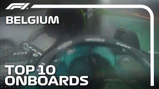 Oscars Overtake First Lap Chaos And The Top 10 Onboards  2024 Belgian Grand Prix  Qatar Airways [upl. by Coshow207]