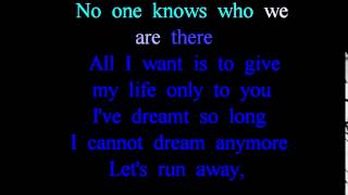 Anywhere  Evanescence Karaoke Highlighting lyrics [upl. by Blinni]