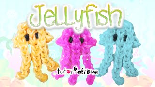 Jellyfish Rainbow Loom Charm Tutorial  How To [upl. by Nnelg993]