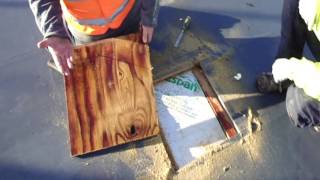 Condensation inside a new flat roof covered with EPDM rubber [upl. by Anitnahs]