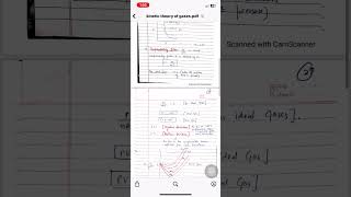 Class 11  Kinetic theory of gases  Compressibility factor  Behaviour of Real gases [upl. by Mychal534]