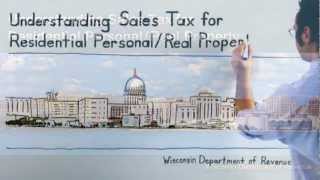 Understanding Sales Tax for Residential PersonalReal Property [upl. by Eltsyrc]