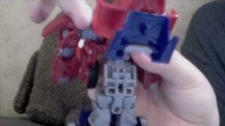 How to Transform Cybertronian Optimus Prime into Vehicle Mode [upl. by Edasalof]