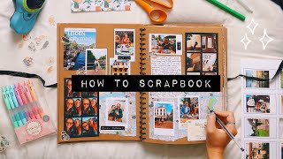 DIY HOW TO SCRAPBOOK ideas amp inspiration [upl. by Lewellen112]