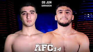 Amil Mustafali vs Samir Akhmedov  ASED14  Featherweight [upl. by Enneibaf624]