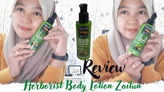 Review Herborist Body Lotion Zaitun [upl. by Tito]