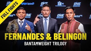 Bibiano Fernandes vs Kevin Belingon  Bantamweight Trilogy  ONE Full Fights [upl. by Chita]