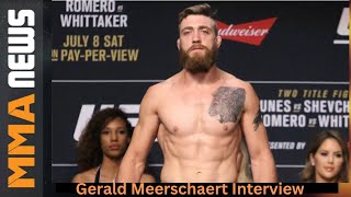 Gerald Meerschaert talks UFC Vegas 96 fight with Edmen Shahbazyan [upl. by Aibonez481]