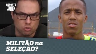 Forçação OLHA o que repórter falou de MILITÃO na SELEÇÃO [upl. by Gnah]