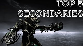 Warframe  My Top 5 Secondary Weapons [upl. by Yluj]