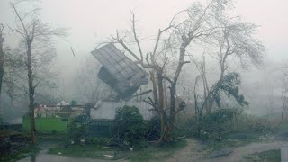 Storm Eunice strikes UK with 120mph winds causing widespread damage [upl. by Sirromaj]