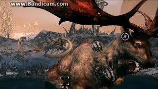 Far Cry Primal  Sabretooth Tiger Hunts Very Tough Rare Elk Megaloceros [upl. by Margalit]