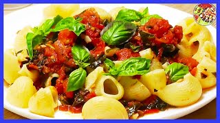 Pasta с помидорами и базиликом al Pomodoro e BasilicoBellissimo [upl. by Heilman]