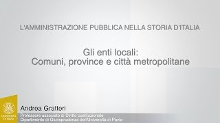 Gratteri  03  Gli enti locali Comuni province e città metropolitane [upl. by Doolittle]