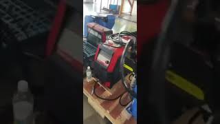 Welding machine power source MEGMEET Ehave CM350welding robot machine [upl. by Aitnwahs]