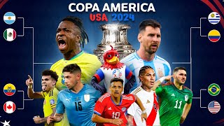 ¿Quién ganará la Copa América 2024🏆  PREDICCIÓN [upl. by Nidia]