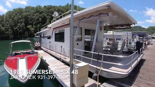 Houseboat For Sale Houseboats Buy Terry 1982 Sumerset 15 x 48 [upl. by Alessandro]