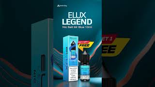 Elux Legend Nic Salt Mr Blue 10ml [upl. by Sirois]