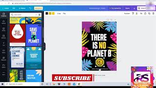 HOW TO MAKE POSTER IN CANVA EASY GUIDE FOR BEGINNERS FULL VIDEO RS BRIGHT BRAINEZ [upl. by Millhon]