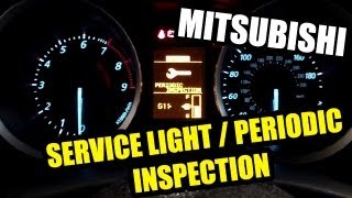 How to change service modes  inspection modes on Mitsubishi cars [upl. by Ohara]