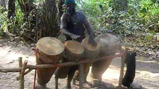 Bacary quotOlequot Diedhiou master of the bougarabou drum [upl. by Ecnarretal]