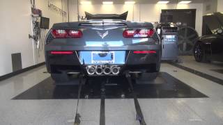 Lingenfelter Performance Engineering 2014 C7 Corvette Baseline Dyno Testing [upl. by Abbotsen]