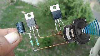 DIY AMPLIFIER USING TIP41C AND TIP42C TRANSISTORS [upl. by Chandal684]