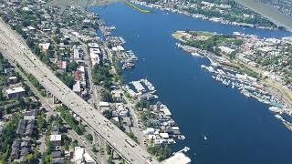 752017 Seaplane Tour over Seattle [upl. by Venetis982]