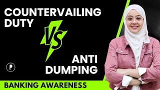 Anti Dumping Duty vs Countervailing Duty  Detail Explanation  Banking Awareness [upl. by Gussman890]