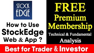 StockEdge Review 2021  How to Register amp Use StockEdge Premium Membership Features [upl. by Lahsiv402]