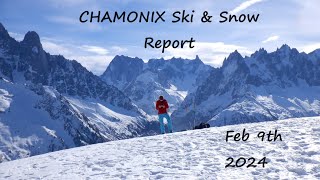 CHAMONIX Ski and Snow Report week 11  February Holidays are here Plus New Gondola [upl. by Boote]