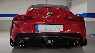 GR Supra 20 cold start stock exhaust [upl. by Rivkah]