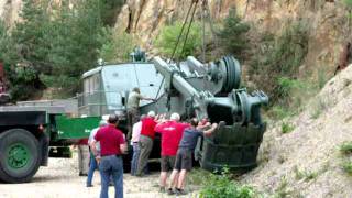 Seilbagger in Dossenheim abladen 2 [upl. by Ping564]