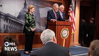 WATCH House Democrats hold news briefing on conservative Heritage Foundations Project 2025 [upl. by Greenes]