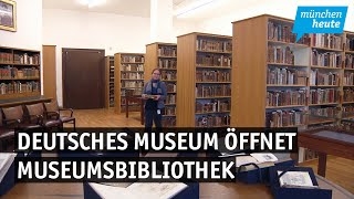 Tag des Buches  Deutsches Museum öffnet Museumsbibliothek [upl. by Anitsrihc944]