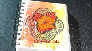 Unique Mandala Art For Beginners  EasyMandala59 [upl. by Behah554]